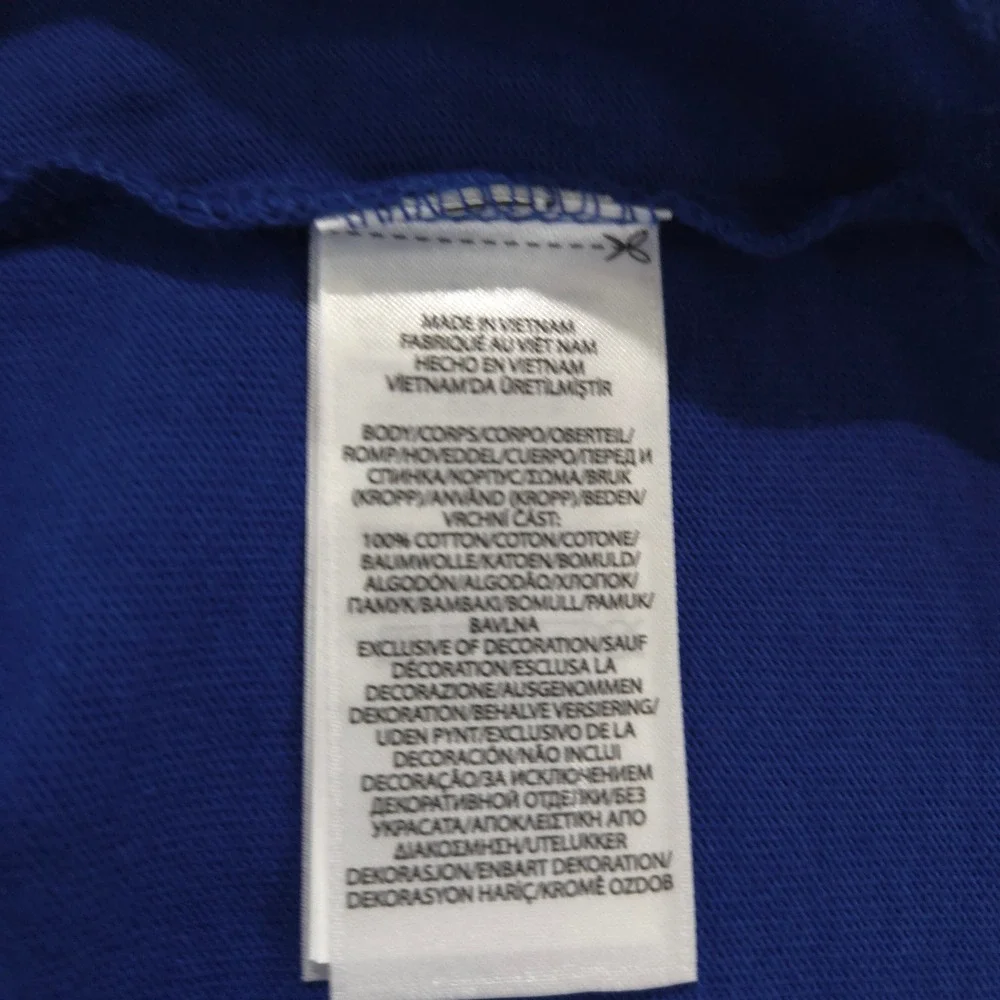 Polo Ralph Lauren hvwt T-Shirt Medium Mens Royal‎ BlueClassic Fit Long Sleeve